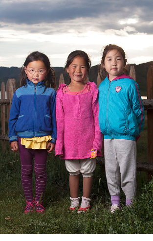 Mongolian kids portrait Mongolia photo by Amirdash